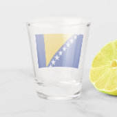 Verre A Shot Drapeau de Bosnie-Herzégovine (Dos)