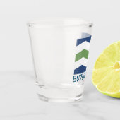 Verre A Shot Drapeau de Burlington, Vermont (Gauche)