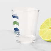 Verre A Shot Drapeau de Burlington, Vermont (Droite)