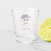 Verre A Shot Drapeau de Captain Jack & Pirates, Crâne / Boisson (Dos)