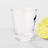 Verre A Shot Drapeau de Captain Jack & Pirates, Crâne / Boisson (Gauche)