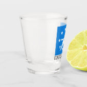 Verre A Shot Drapeau de Corpus Christi, Texas (Gauche)