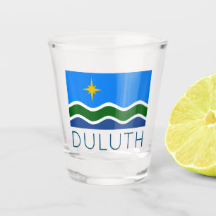 Verre A Shot Drapeau de Duluth, MN