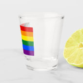 Verre A Shot Drapeau de fierté Progress LGBTQ+ (Droite)