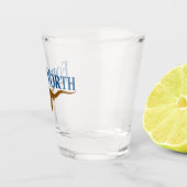 Verre A Shot Drapeau de Fort Worth (Texas) (Droite)