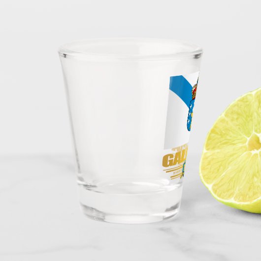 Verre A Shot Drapeau de Galice (Gauche)
