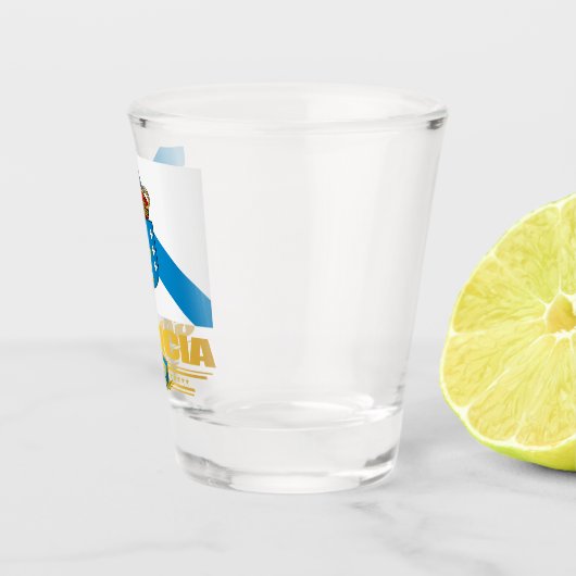 Verre A Shot Drapeau de Galice (Droite)