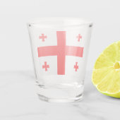 Verre A Shot Drapeau de Géorgie (Dos)