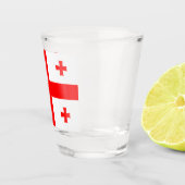Verre A Shot Drapeau de Géorgie (Droite)