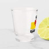 Verre A Shot Drapeau de Krasnodar, RUSSIE (Gauche)