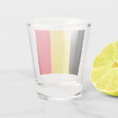 Verre A Shot Drapeau de la Belgique (Dos)