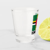Verre A Shot Drapeau de la Dominique (Gauche)