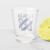 Verre A Shot Drapeau de la Frise (Dos)