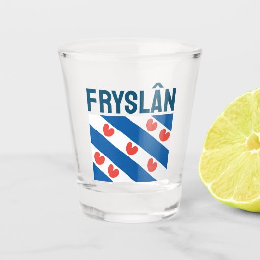 Verre A Shot Drapeau de la Frise (Devant)