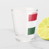 Verre A Shot Drapeau de la Hongrie (Gauche)