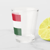Verre A Shot Drapeau de la Hongrie (Droite)