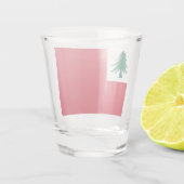 Verre A Shot Drapeau de la Nouvelle-Angleterre (Dos)