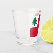 Verre A Shot Drapeau de la Nouvelle-Angleterre (Gauche)