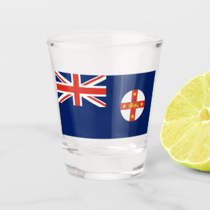 Verre A Shot Drapeau de la Nouvelle-Galles du Sud (État austral