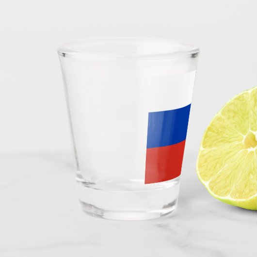 Verre A Shot Drapeau de la Russie (Gauche)