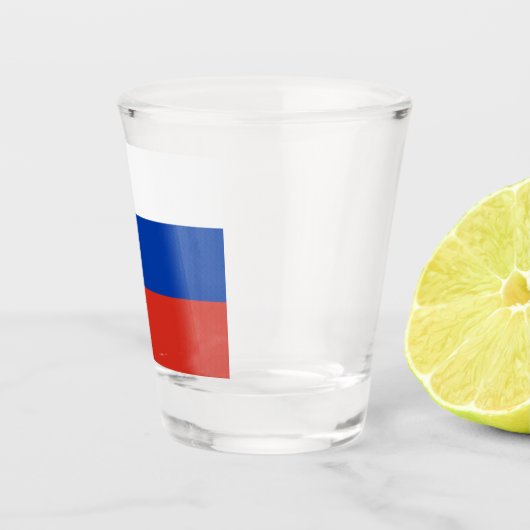 Verre A Shot Drapeau de la Russie (Droite)