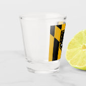 Verre A Shot Drapeau de la ville de Baltimore (Gauche)