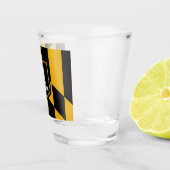 Verre A Shot Drapeau de la ville de Baltimore (Droite)