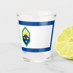Verre A Shot Drapeau de la ville de Colorado Springs