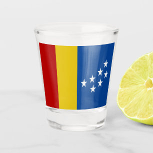 Verre A Shot Drapeau de la ville de Durham