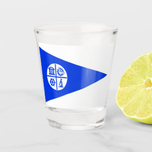 Verre A Shot Drapeau de la ville de Minneapolis