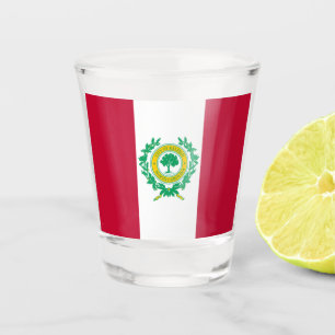 Verre A Shot Drapeau de la ville de Raleigh