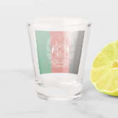 Verre A Shot Drapeau de l'Afghanistan (Dos)