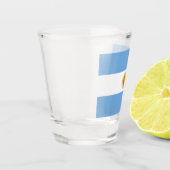 Verre A Shot Drapeau de l'Argentine (Gauche)