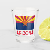 Verre A Shot Drapeau de l'Arizona (Devant)