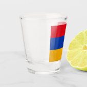Verre A Shot Drapeau de l'Arménie (Gauche)