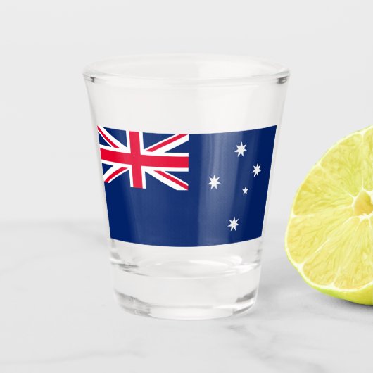 Verre A Shot Drapeau de l'Australie (Devant)