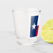 Verre A Shot Drapeau de l'État du Texas (Texas) (Gauche)