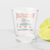 Verre A Shot Drapeau de l'Île-du-Prince-Édouard (Dos)