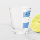 Verre A Shot Drapeau de l'indépendance de l'Argentine (Gauche)