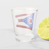 Verre A Shot Drapeau de l'Ohio (Dos)