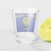 Verre A Shot Drapeau de l'Oregon (Dos)