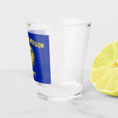 Verre A Shot Drapeau de l'Oregon (Droite)