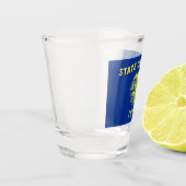 Verre A Shot Drapeau de l'Oregon (Gauche)