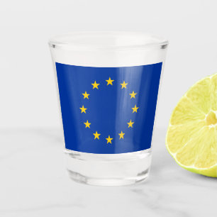 Verre A Shot Drapeau de l'Union européenne (UE) (Europe)