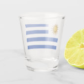 Verre A Shot Drapeau de l'Uruguay (Dos)