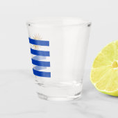 Verre A Shot Drapeau de l'Uruguay (Droite)