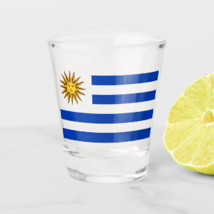 Verre A Shot Drapeau de l'Uruguay