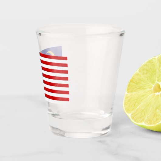 Verre A Shot Drapeau de Malaisie (Droite)