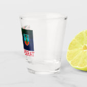 Verre A Shot Drapeau de Montserrat (Droite)