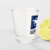 Verre A Shot Drapeau de Nantucket, Massachusetts (Gauche)